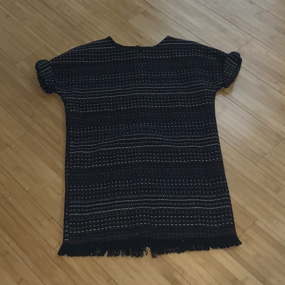 Black Tweed XS Zara dress